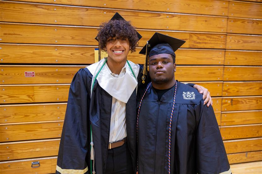 Students celebrate graduating